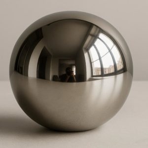 30 Metallic Sphere Decorative Object with Mirror Finish for Reflective Accent